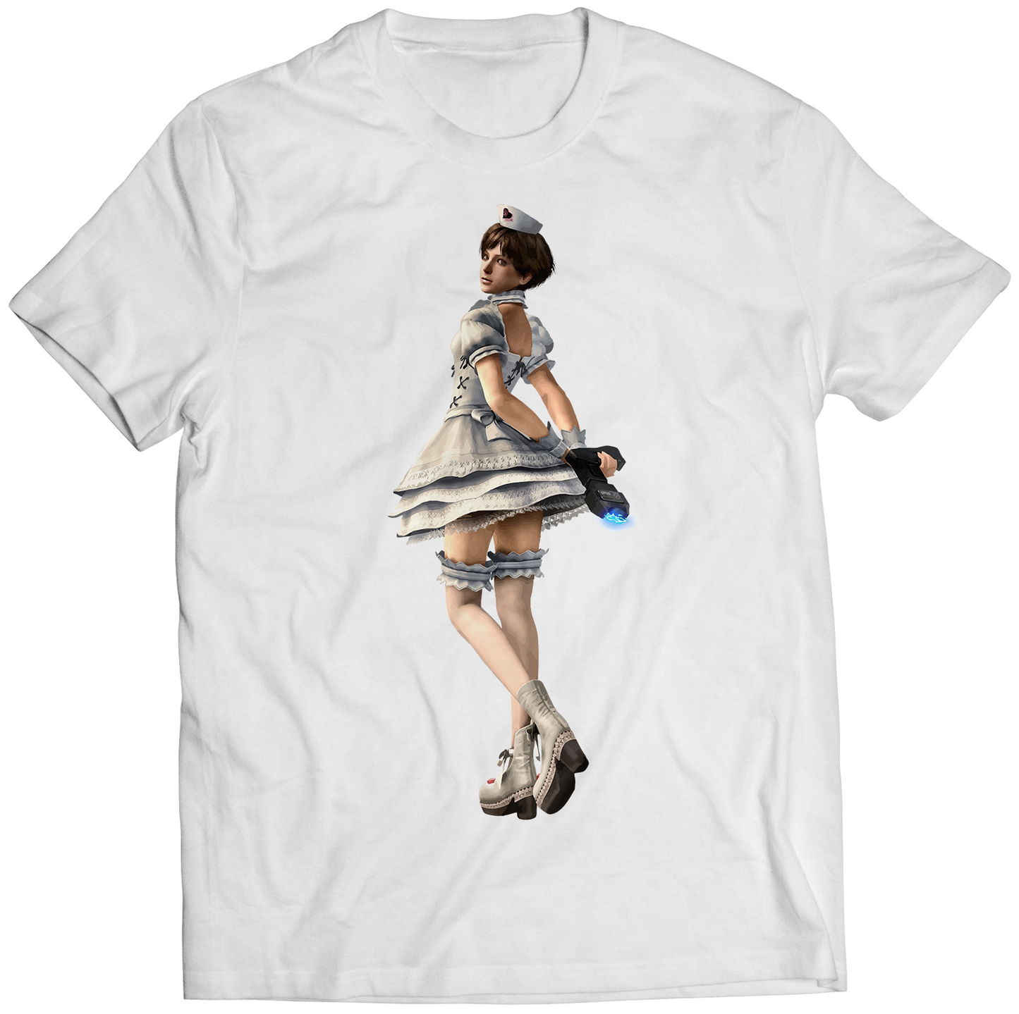 Rebecca V1 REvil The Mercenaries 3D Premium Unisex T-shirt (Vectorized Design)
