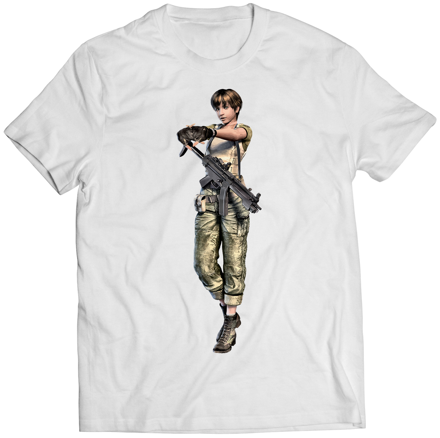 Rebecca V2 REvil The Mercenaries 3D Premium Unisex T-shirt (Vectorized Design)