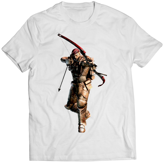 Krauser WIth Bow REvil The Mercenaries 3D Premium Unisex T-shirt (Vectorized Design)