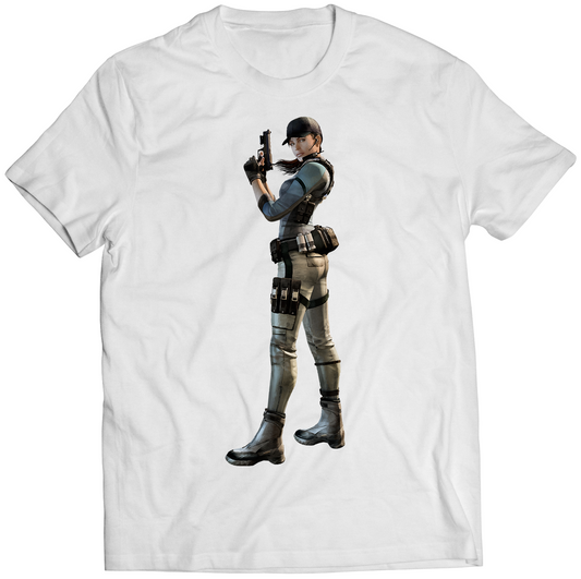 Jill REvil The Mercenaries 3D Premium Unisex T-shirt (Vectorized Design)
