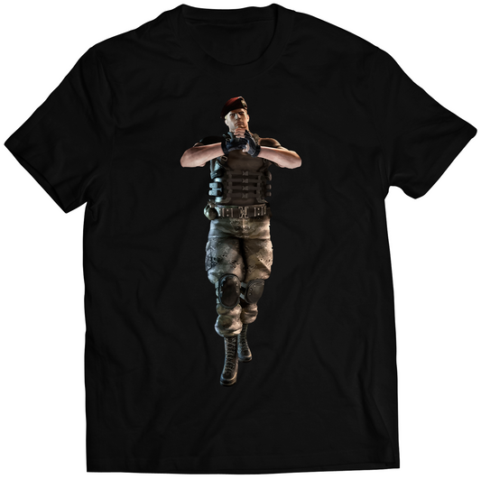 Jack Krauser REvil The Mercenaries 3D Premium Unisex T-shirt (Vectorized Design)