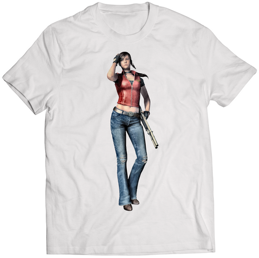 Claire REvil The Mercenaries 3D Premium Unisex T-shirt (Vectorized Design)