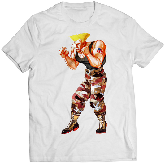 Guile Walking Premium Unisex T-shirt (Vectorized Design)