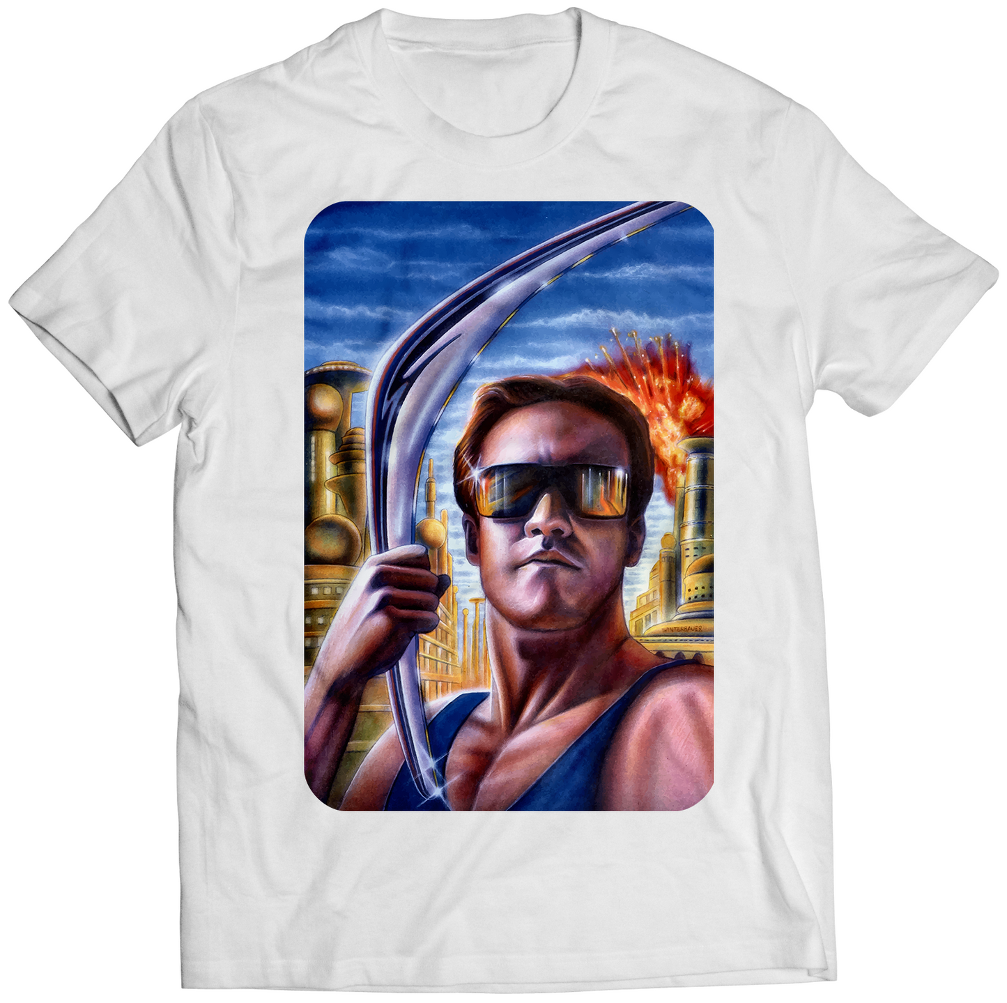 Sharp Blade Premium Unisex T-shirt (Vectorized Design)
