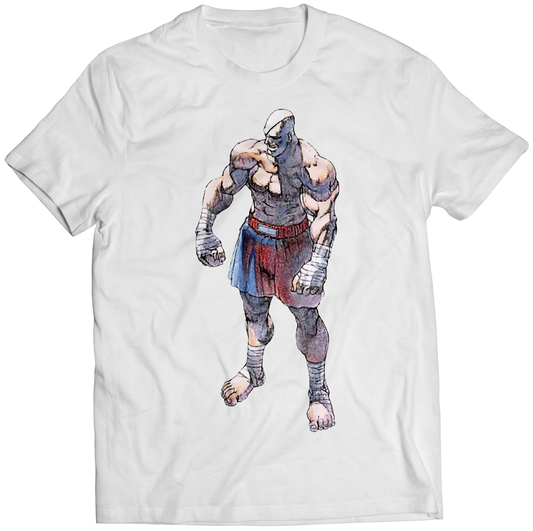 Sagat OG SF1 Premium Unisex T-shirt (Vectorized Design)
