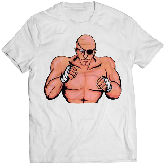 Sagat Portrait OG SF1 Premium Unisex T-shirt (Vectorized Design)