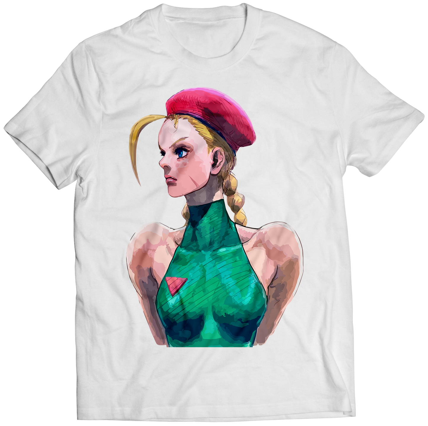 Cammy Rare SF4 Concept Premium Unisex T-shirt (Vectorized Design)