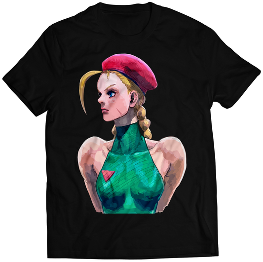 Cammy Rare SF4 Concept Premium Unisex T-shirt (Vectorized Design)