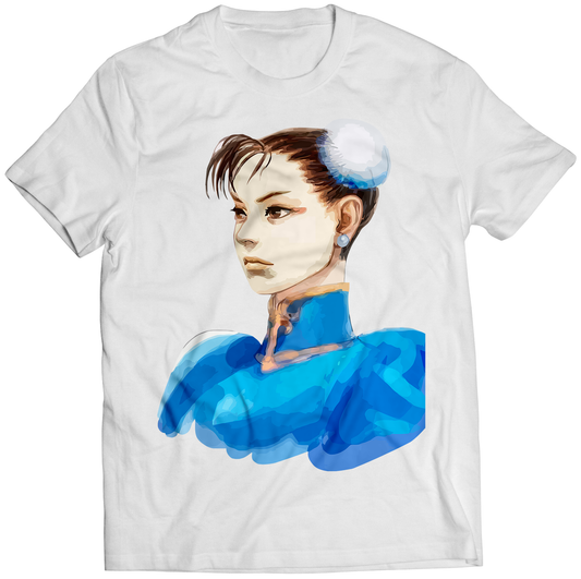 Chun Li Rare SF4 Concept Premium Unisex T-shirt (Vectorized Design)