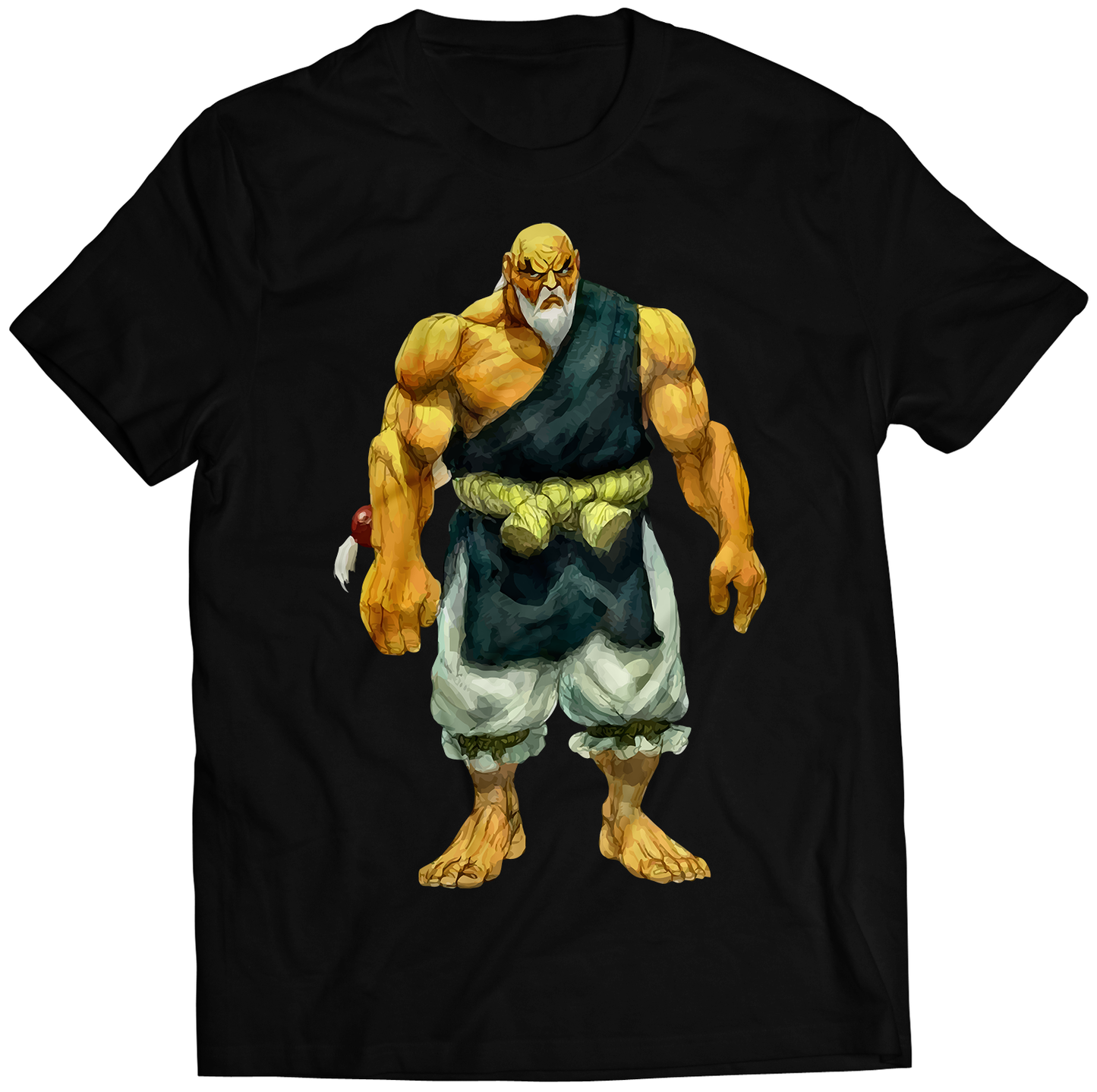 Gouken Rare SF4 Concept Premium Unisex T-shirt (Vectorized Design)