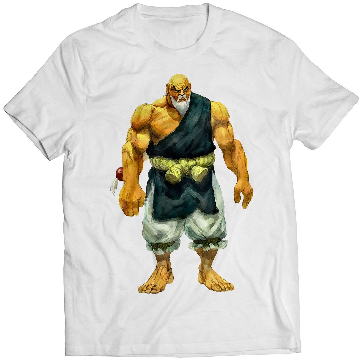 Gouken Rare SF4 Concept Premium Unisex T-shirt (Vectorized Design)