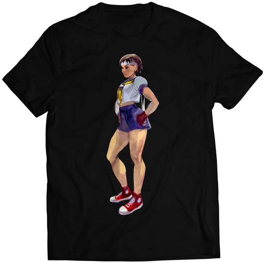 Cutie Sakura Rare SF4 Concept Premium Unisex T-shirt (Vectorized Design)