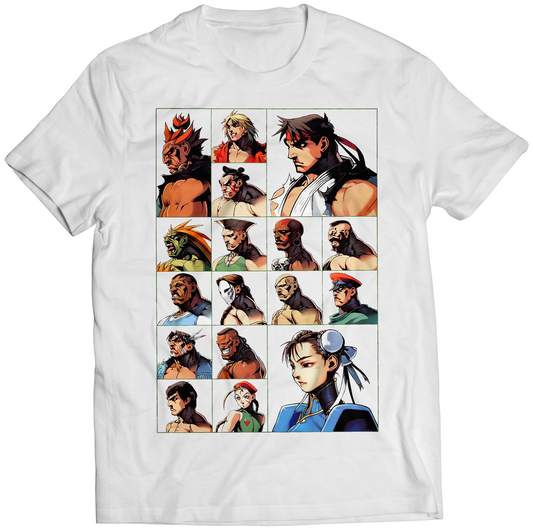 SF2 Revival Portraits Premium Unisex T-shirt (Vectorized Design)