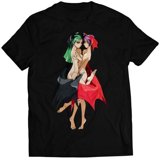 No Pants Day Darkstalkers Premium Unisex T-shirt (Vectorized Design)