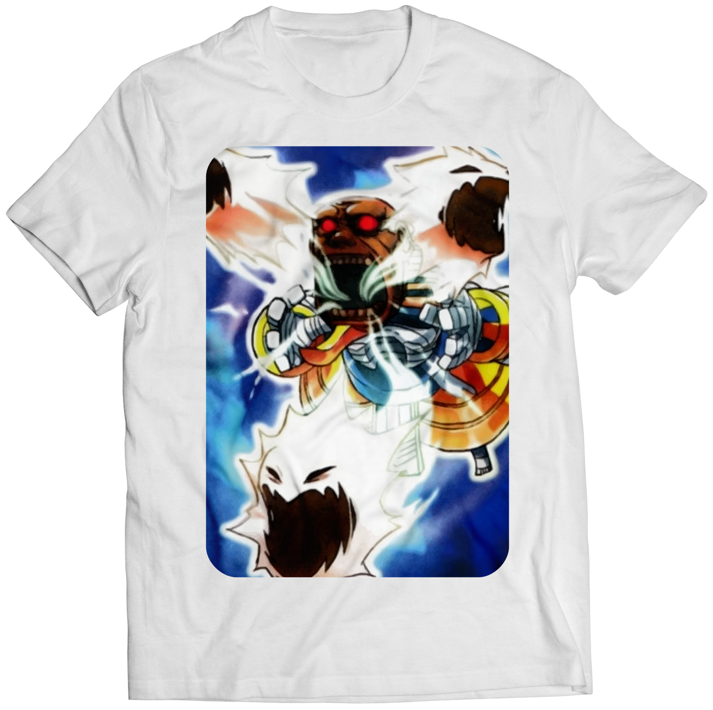 Anakaris Ghost Darkstalkers Premium Unisex T-shirt (Vectorized Design)