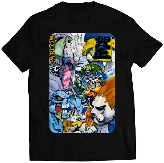 Vampire Cover V1 Darkstalkers Premium Unisex T-shirt (Vectorized Design)