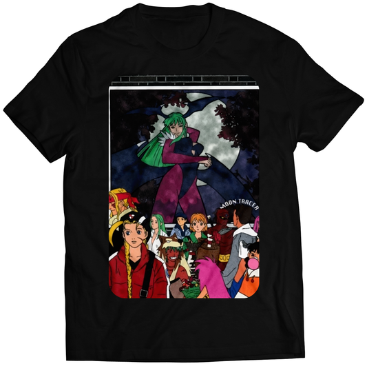 Vampire Cover V2 Darkstalkers Premium Unisex T-shirt (Vectorized Design)