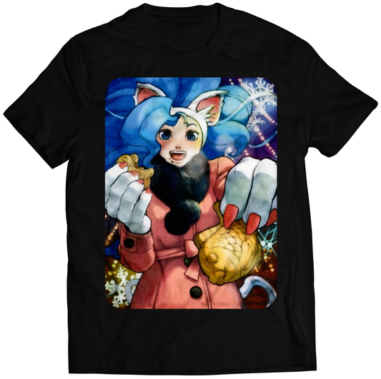 Felicia Painting V2 Darkstalkers Premium Unisex T-shirt (Vectorized Design)