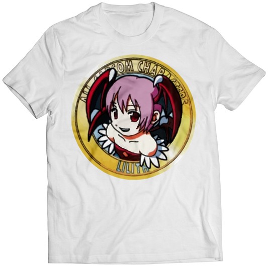 Lilith Token Darkstalkers Premium Unisex T-shirt (Vectorized Design)