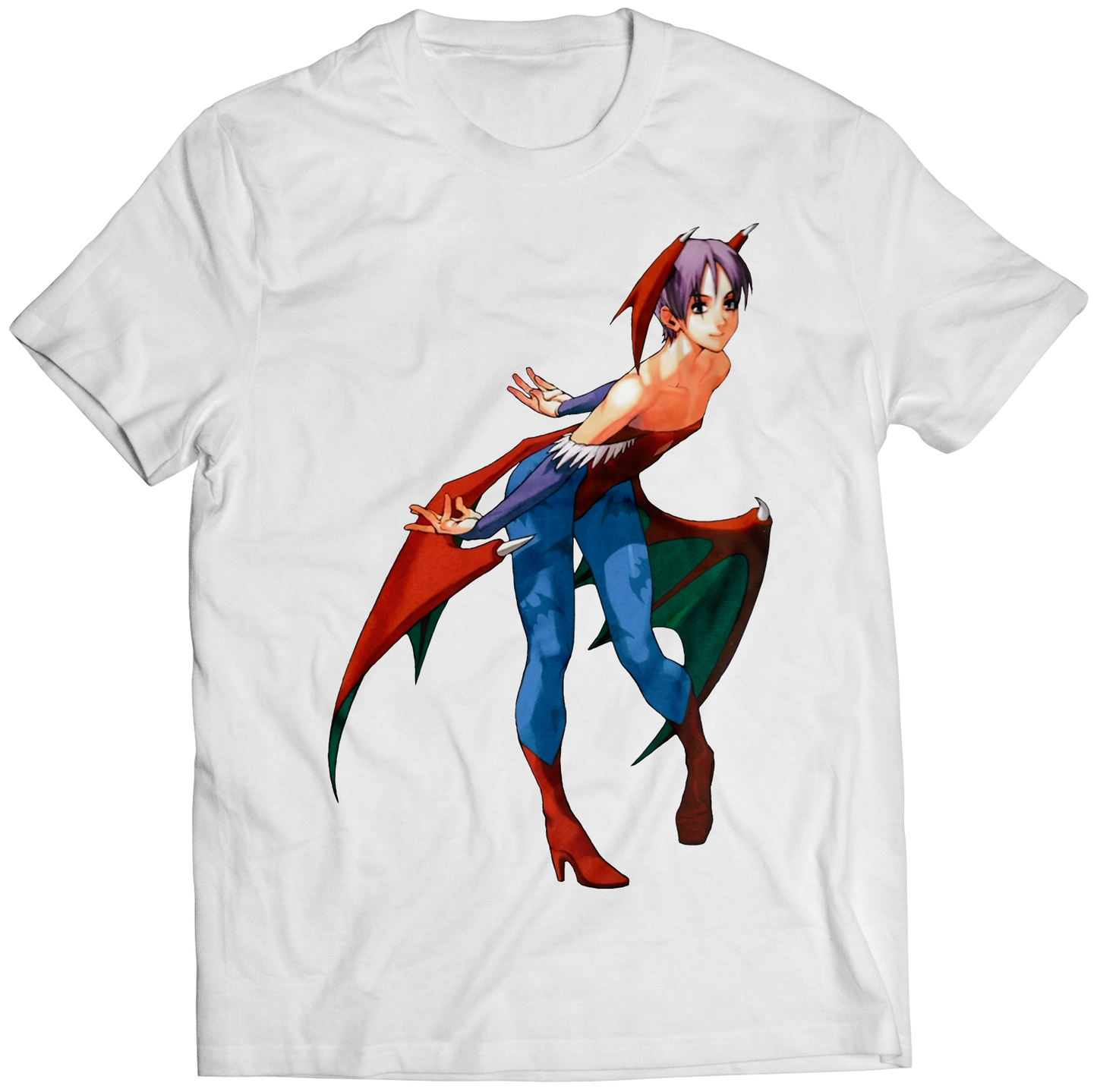 Lilith Rare Darkstalkers Premium Unisex T-shirt (Vectorized Design)