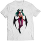 Morrigan Rare V1 Darkstalkers Premium Unisex T-shirt (Vectorized Design)