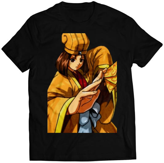 Mei Ling Darkstalkers Premium Unisex T-shirt (Vectorized Design)