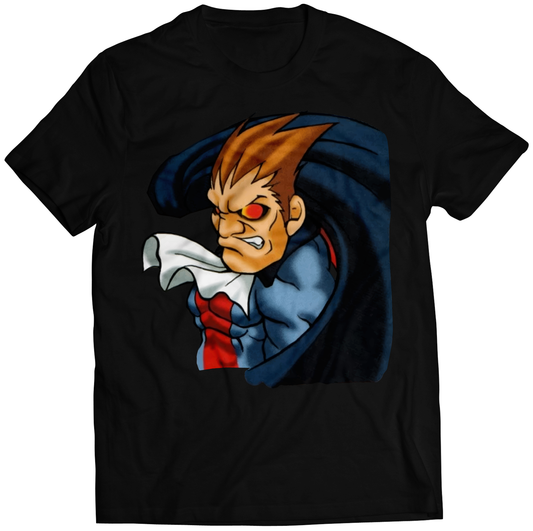 Demitri V2 Rare Portrait Darkstalkers Premium Unisex T-shirt (Vectorized Design)