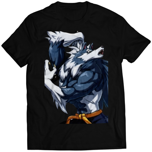 Jon Talbain Rare Portrait Darkstalkers Premium Unisex T-shirt (Vectorized Design)
