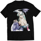 Morrigan V1 Rare Portrait Darkstalkers Premium Unisex T-shirt (Vectorized Design)