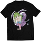 Morrigan V5 Rare Portrait Darkstalkers Premium Unisex T-shirt (Vectorized Design)