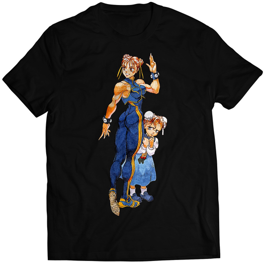 Chun with JR Premium Unisex T-shirt (Vectorized Design)