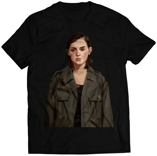 Rough Old Ellie TLOU Part 2 Premium Unisex T-shirt (Vectorized Design)