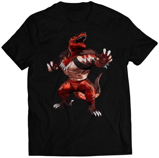 Dinosaur KOF15 KOFXV Premium Unisex T-shirt (Vectorized Design)