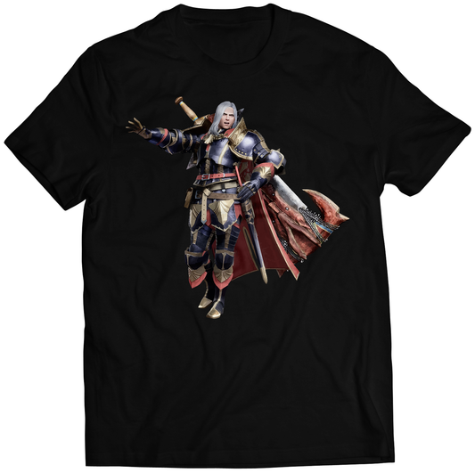 Selva Commander Of The Chevaliers MH Rise Sunbreak Premium Unisex T-shirt (Vectorized Design)