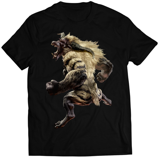 Furious Rajang MH Rise Sunbreak Premium Unisex T-shirt (Vectorized Design)
