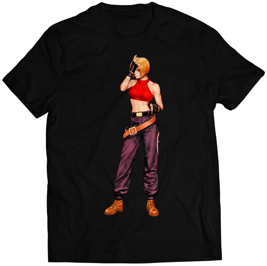 Blue Mary KOF99 Premium Unisex T-shirt (Vectorized Design)