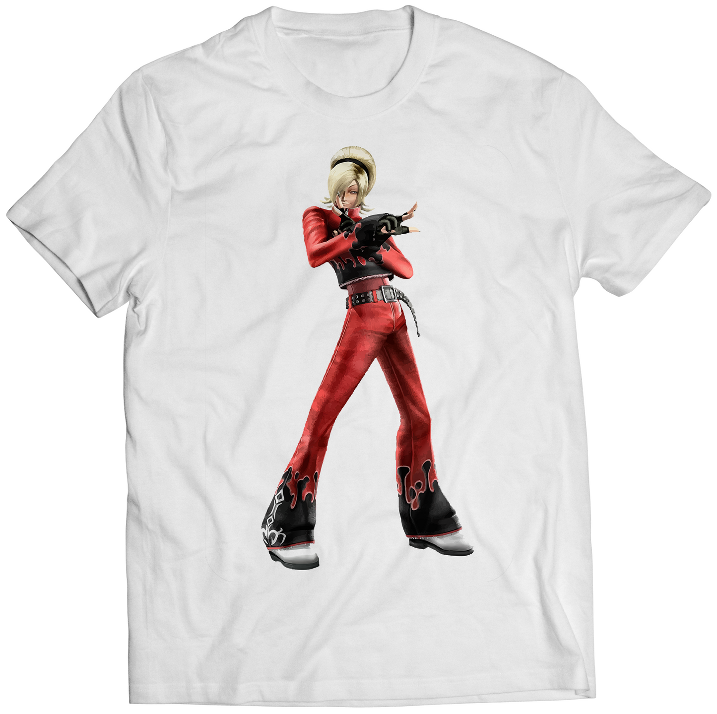 Ash Crimson KOF Maximum Impact 2 Premium Unisex T-shirt (Vectorized Design)