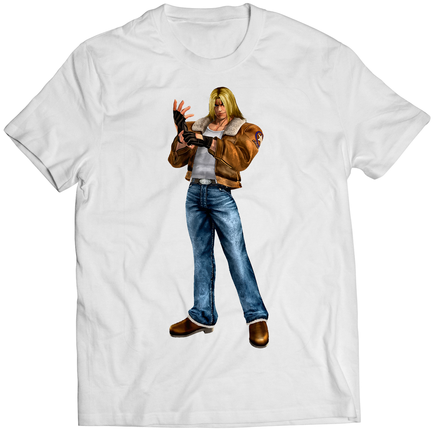 Wild Wolf Terry KOF Maximum Impact 2 Premium Unisex T-shirt (Vectorized Design)