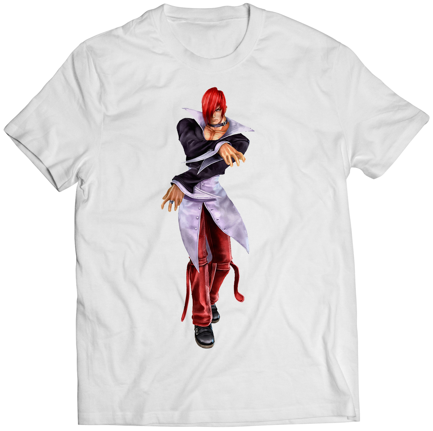 Iori Yagami KOF Maximum Impact 2 Premium Unisex T-shirt (Vectorized Design)