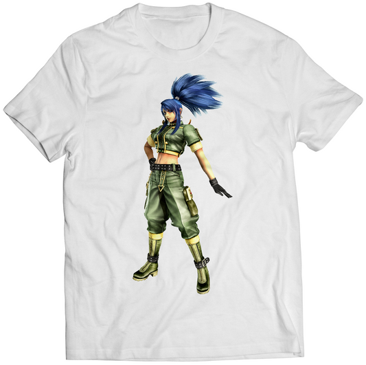Leona KOF Maximum Impact 2 Premium Unisex T-shirt (Vectorized Design)