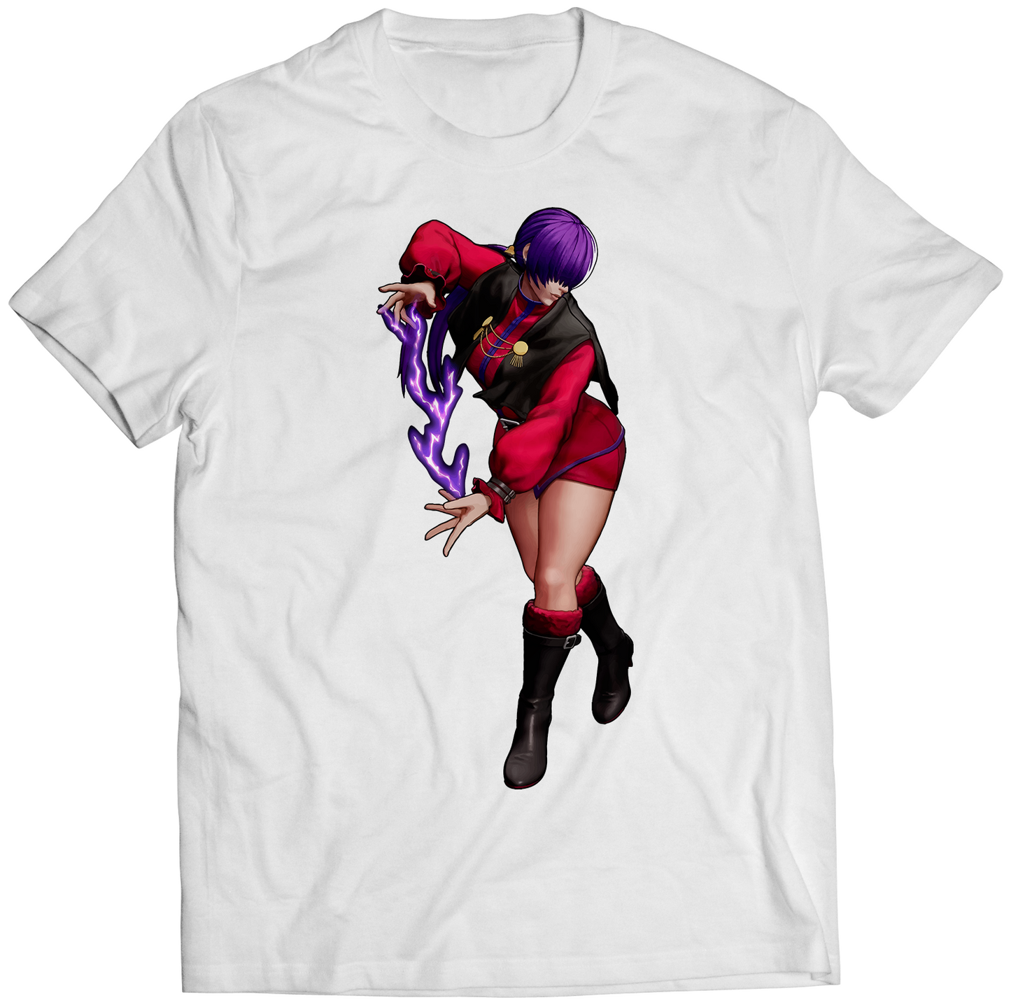 Orochi Shermie KOF15 KOFXV Premium Unisex T-shirt (Vectorized Design)