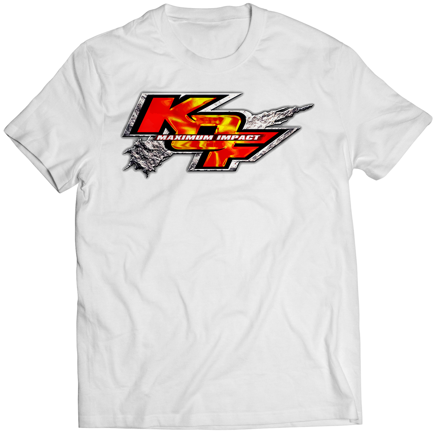 KOF Maximum Impact Title Premium Unisex T-shirt (Vectorized Design)