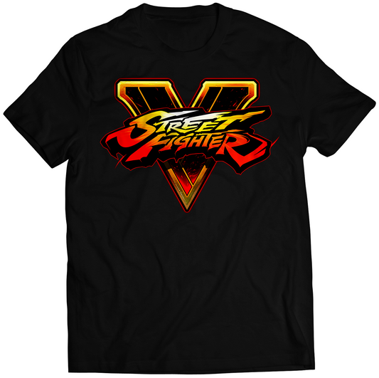 SFV SF5 Title Logo Premium Unisex T-shirt (Vectorized Design)