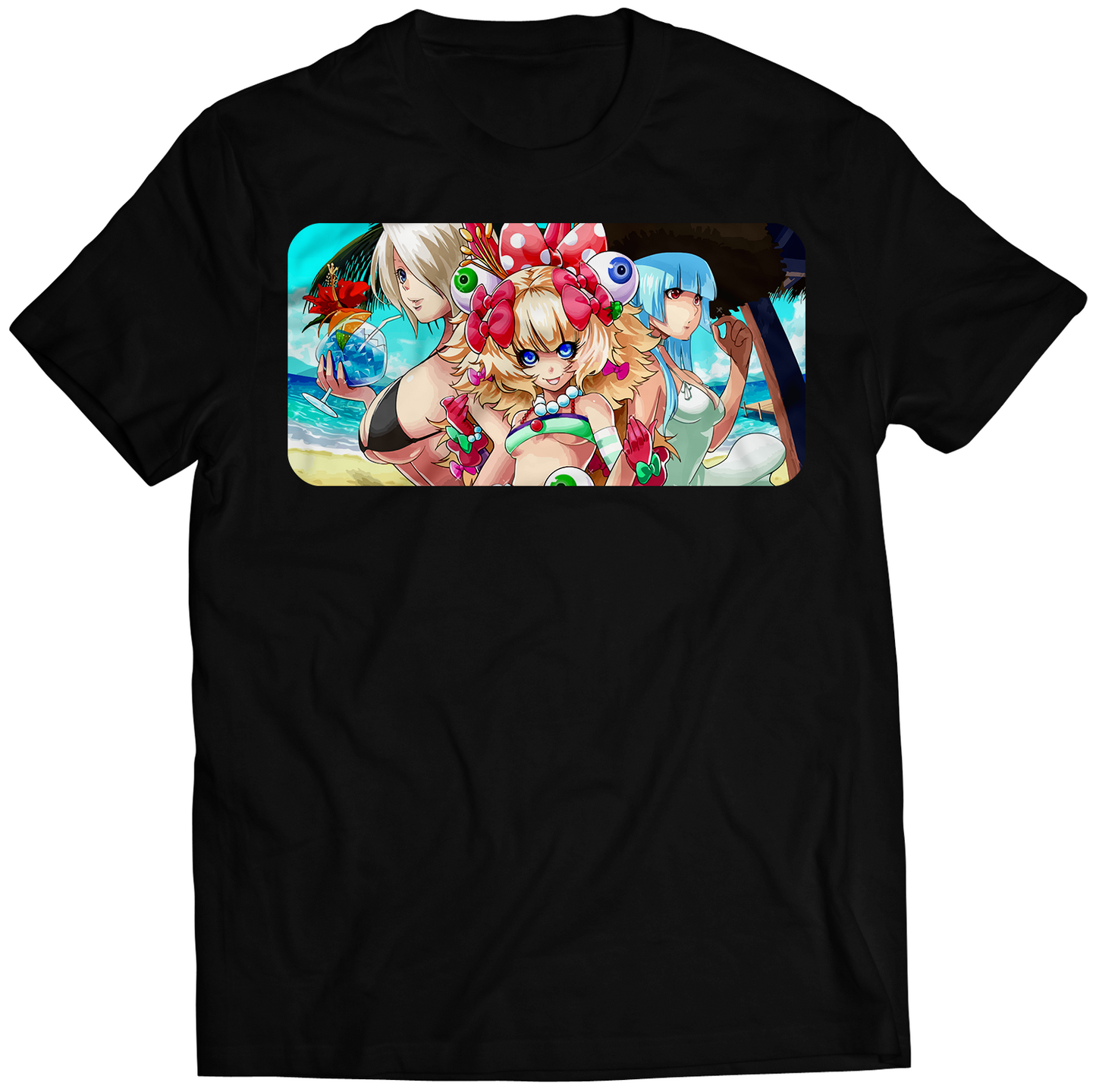 KOF14 Ladies At The Beach Cover Premium Unisex T-shirt (Vectorized Design)