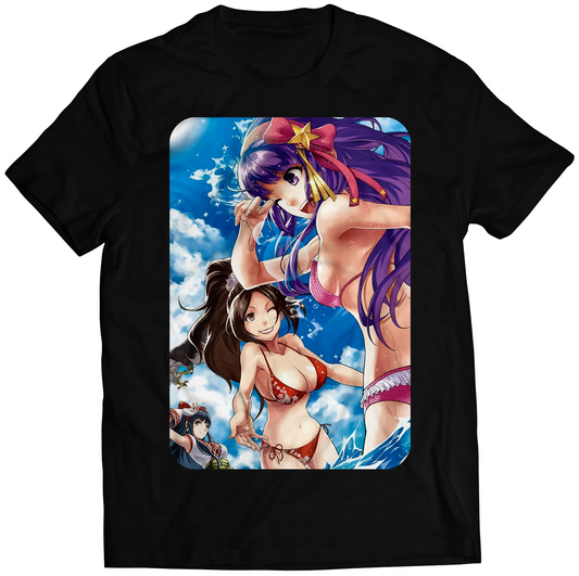KOF14 Athena Mai Nakoruru Cover Premium Unisex T-shirt (Vectorized Design)