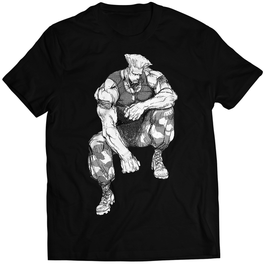 Guile ST Concept Sketch Premium Unisex T-shirt (Vectorized Design)