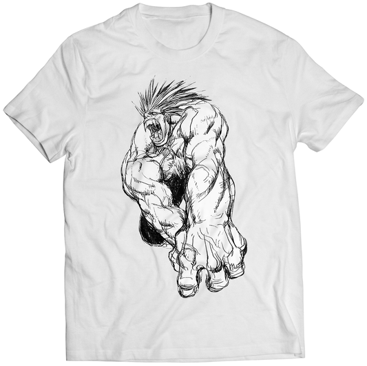 Blanka ST Concept Sketch Premium Unisex T-shirt (Vectorized Design)