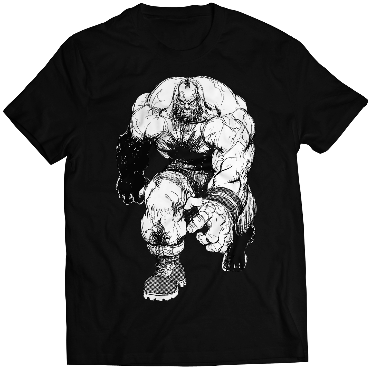 Zangief ST Concept Sketch Premium Unisex T-shirt (Vectorized Design)