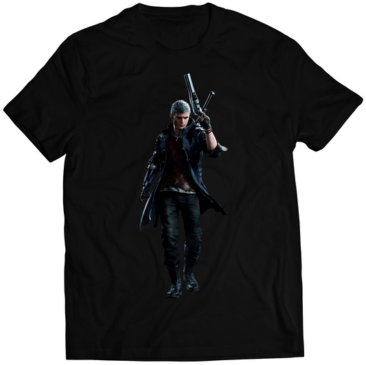 Nero DMC5 Premium Unisex T-shirt (Vectorized Design)