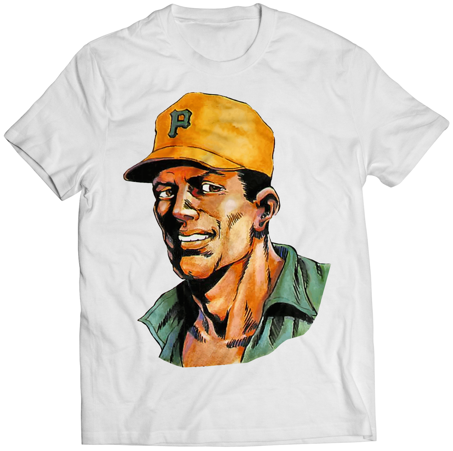Mustafa Portrait C&D Premium Unisex T-shirt (Vectorized Design)